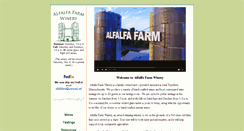 Desktop Screenshot of alfalfafarmwinery.com